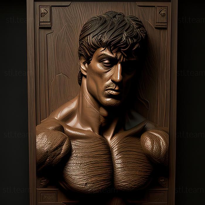 3D model Rocky BalboaRocky Sylvester Stallone (STL)